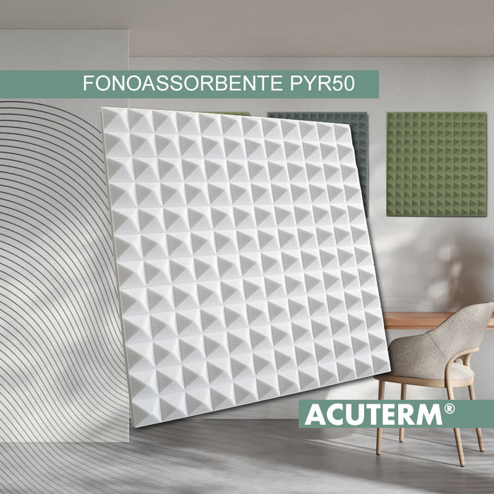 AcuTerm® PYR50 fonoassorbente autoestinguente 5,04 mq