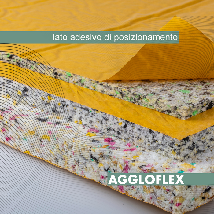 AggloFlex 200 fonoassorbente agglomerato alta densità 2 mq