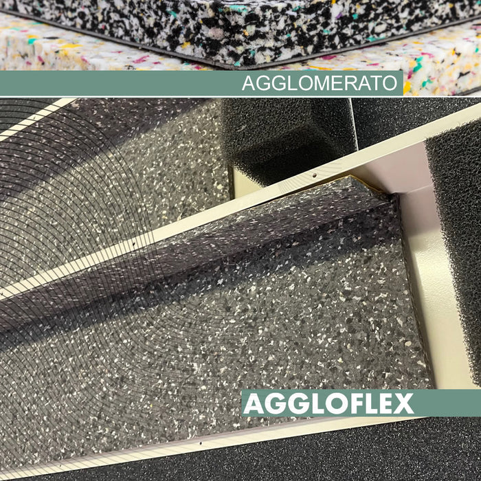 AggloFlex 200 fonoassorbente agglomerato alta densità 2 mq