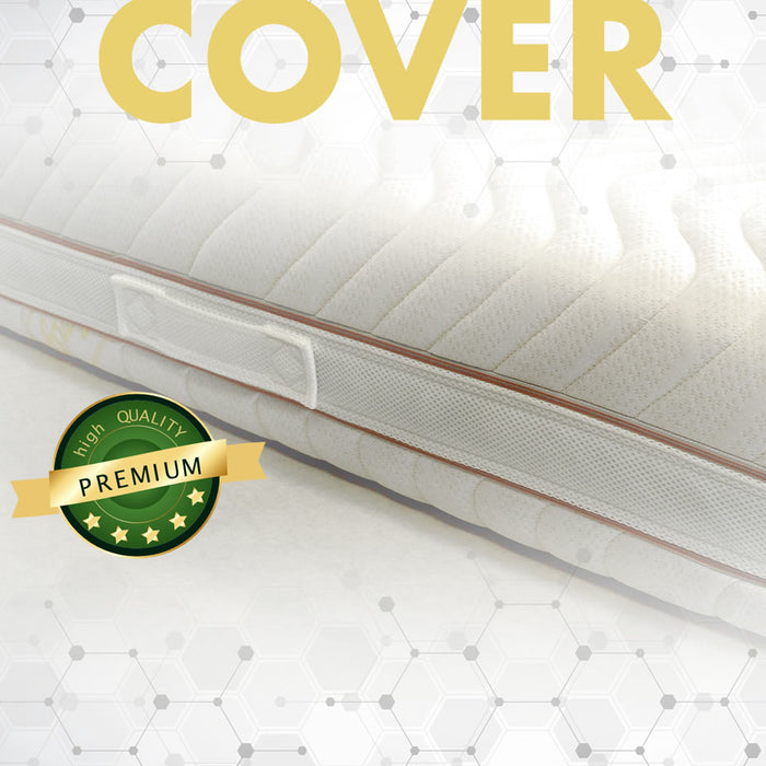 Cover anallergico h. 20 cm per lastra materasso sfoderabile