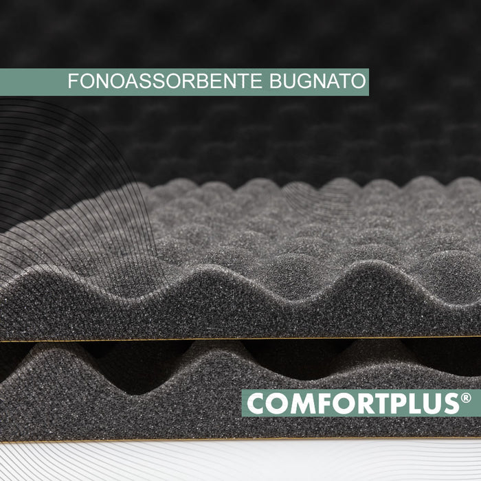 ComfortPlus® bugnato 25 mm fonoassorbente autoadesivo 4 mq