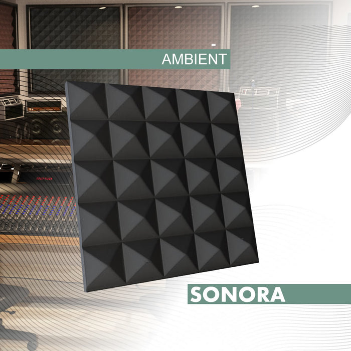 Sonora AMBIENT 12 pannelli assorbitore acustico 50x50x6 cm / 3 mq