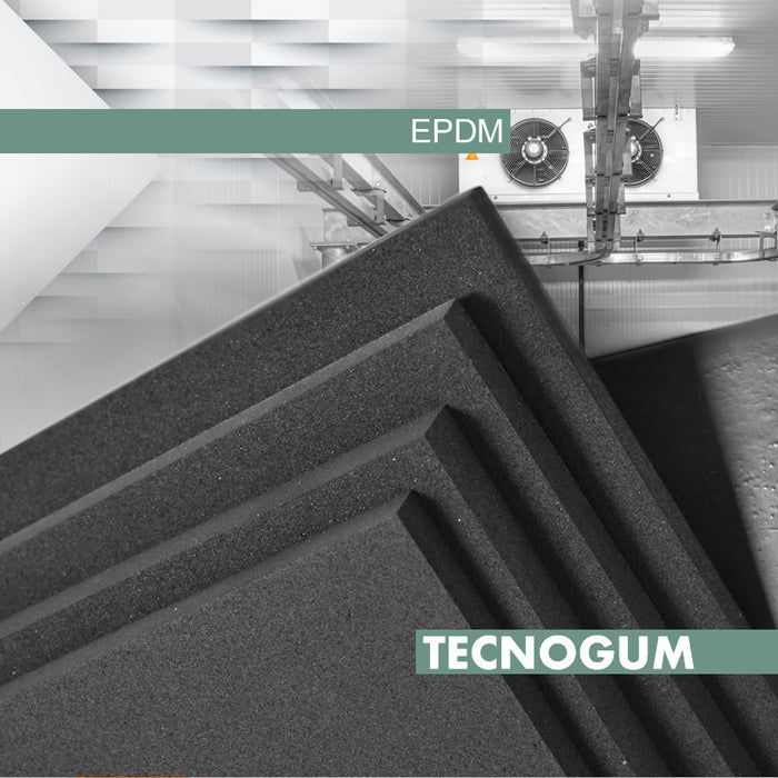 TecnoGum lastra elastomerica mousse 130/kgm3 - EPDM 100x200 cm