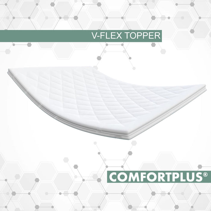 ComfortPlus® V-FLEX Topper su misura h. 50 mm memory foam