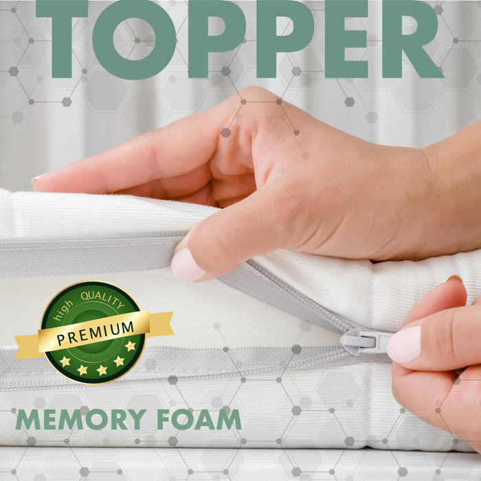 ComfortPlus® V-FLEX Topper su misura h. 50 mm memory foam